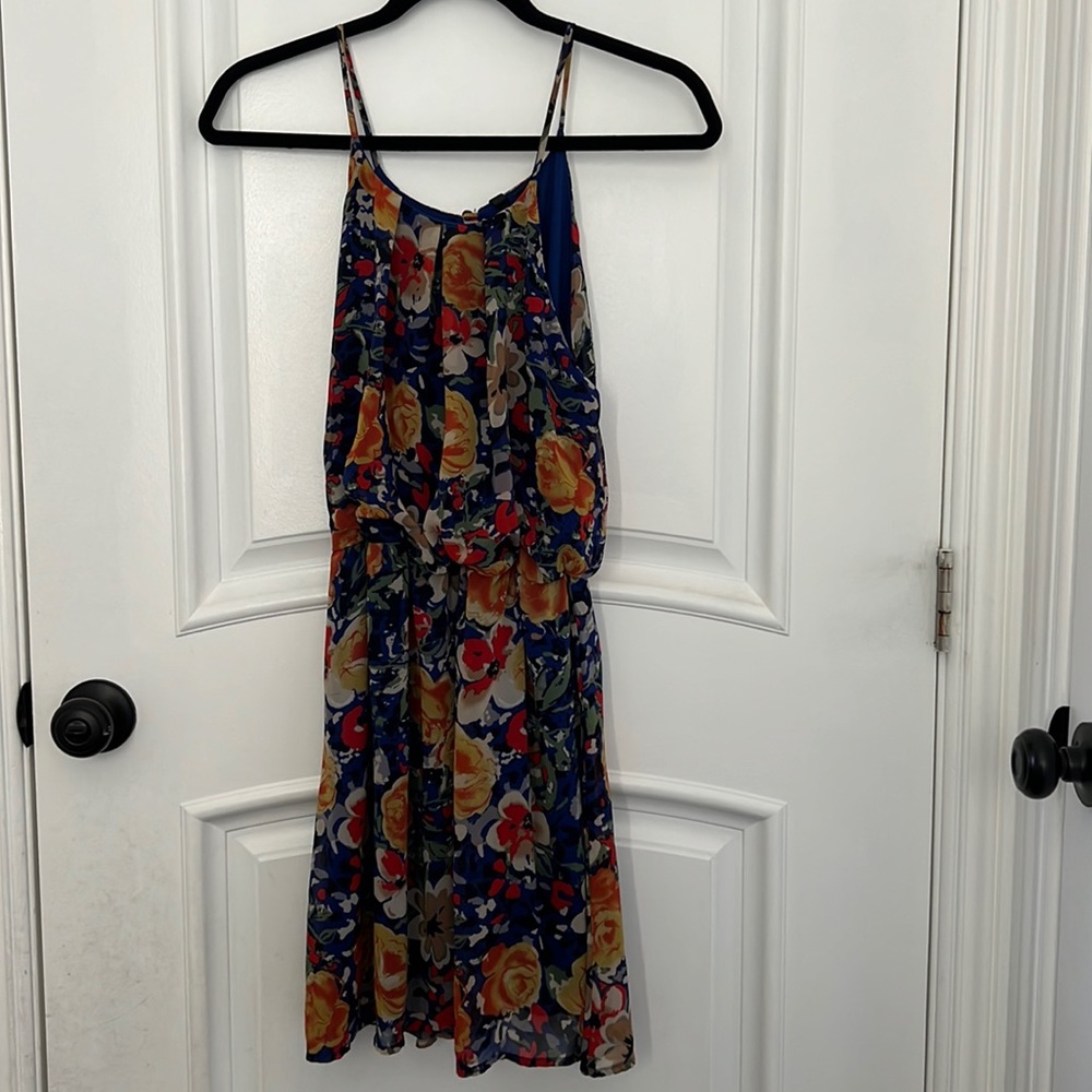 Flower Halter Dress Medium